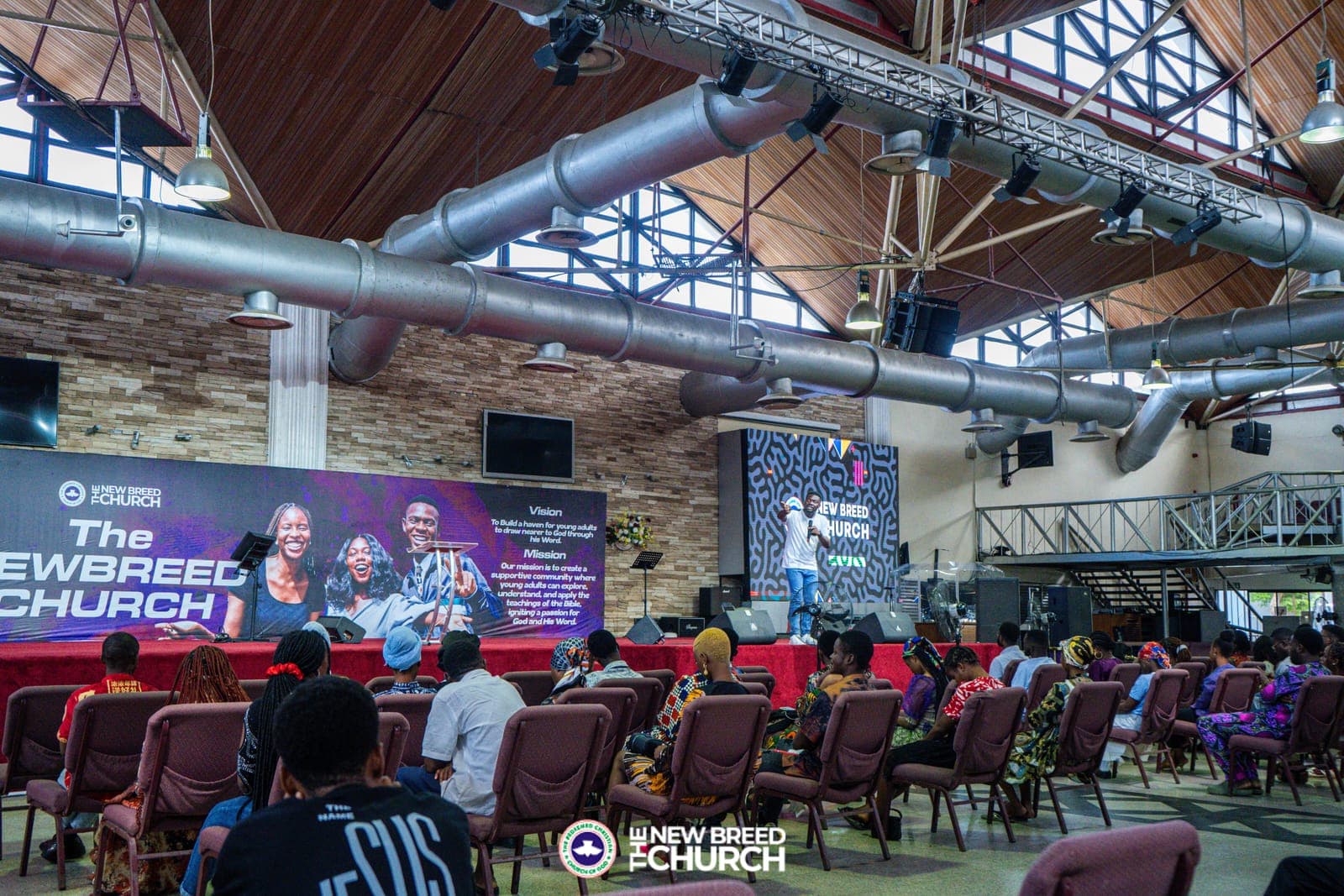 The New Breed Church sanctuary